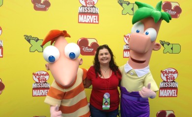 Just hanging out with a couple of good guys at the D23 Expo 2013.