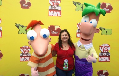 Just hanging out with a couple of good guys at the D23 Expo 2013.