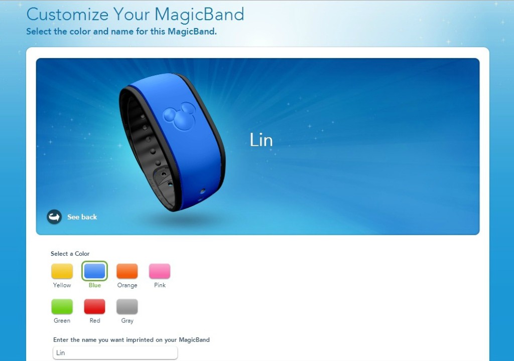 My Customized Magic Band