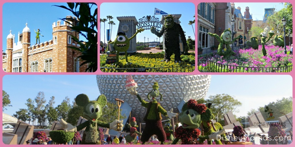 Character Topiary Displays at Epcot's International Flower & Garden Festival