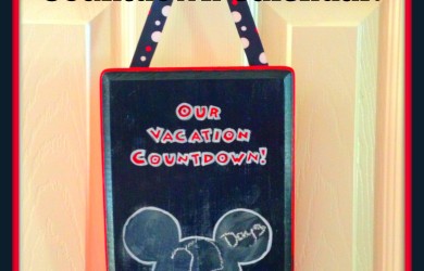 Create your own reusable Disney Countdown Calendar!