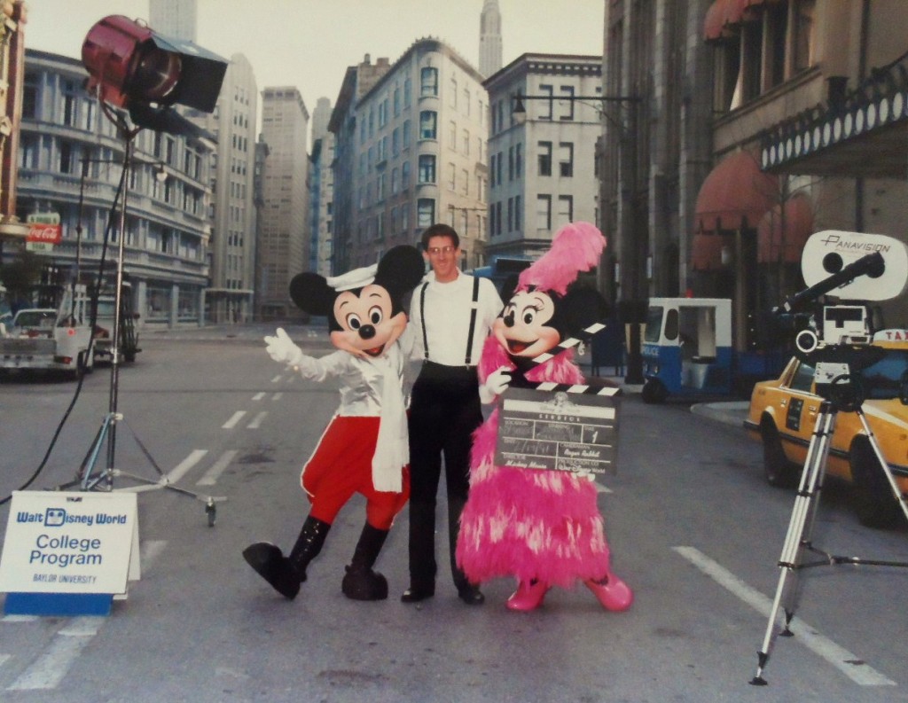 My husband Brant working at Disney's Hollywood Studios