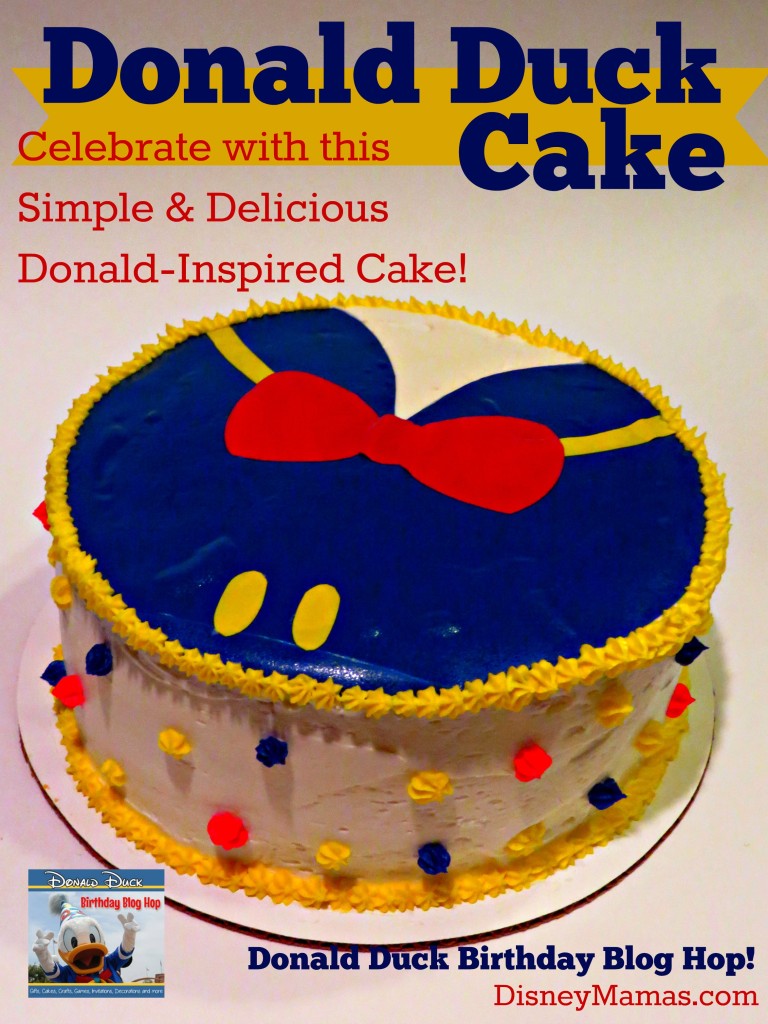 This Donald Duck Cake is surprisingly simple and completely delicious!