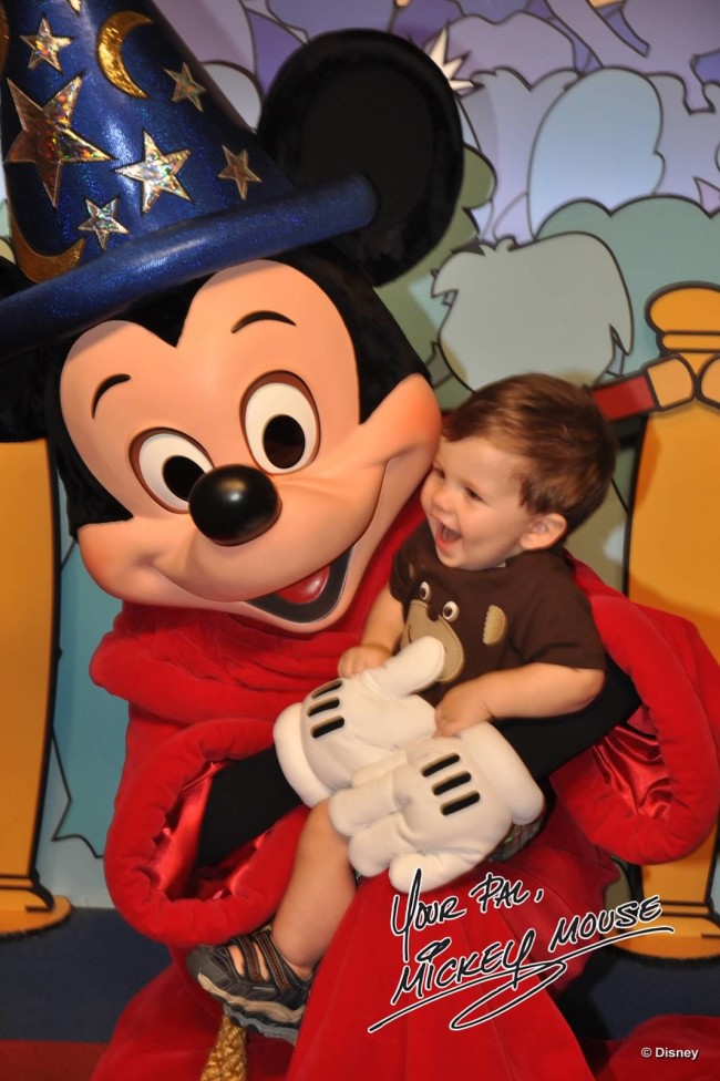 Meeting Sorcerer Mickey in the Animation Building at Disney's Hollywood Studios is a must every trip!