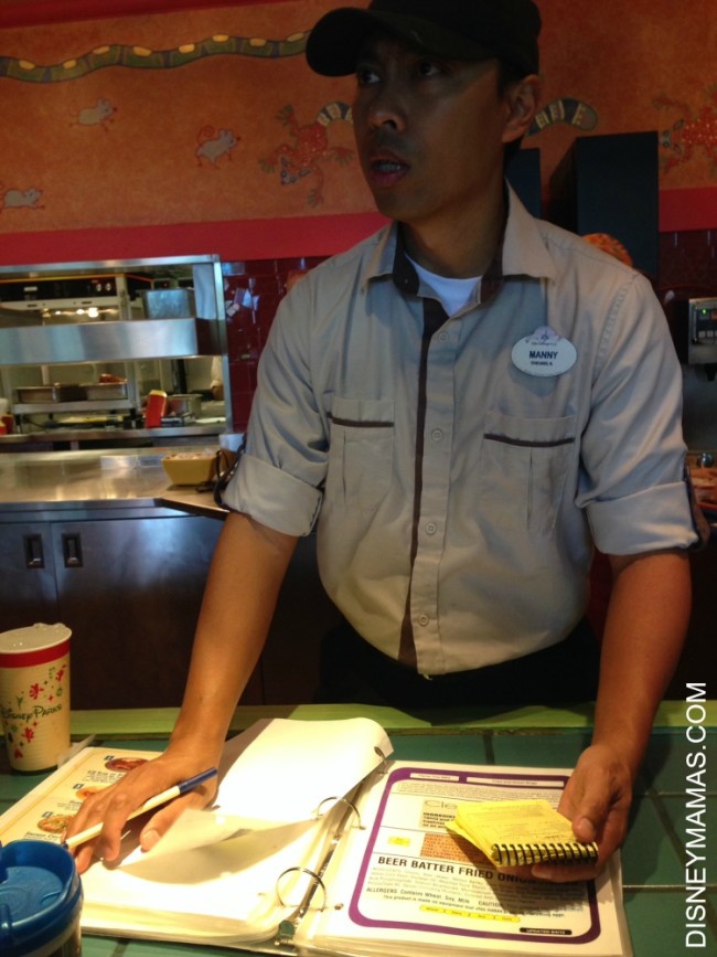 Dining with Food Sensitivities at Walt Disney World | The Allergy Book at Flame Tree BBQ