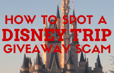 How to Spot a Disney Trip Giveaway SCAM! Important information to protect you and your personal information. | DisneyMamas.com