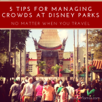 5 Tips for Managing Crowds at Disney Parks