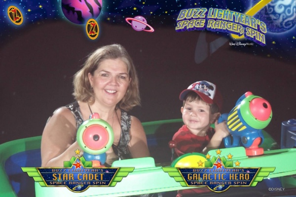 Connor's Magic Kingdom Must-Dos - Buzz Lightyear Space Ranger Spin