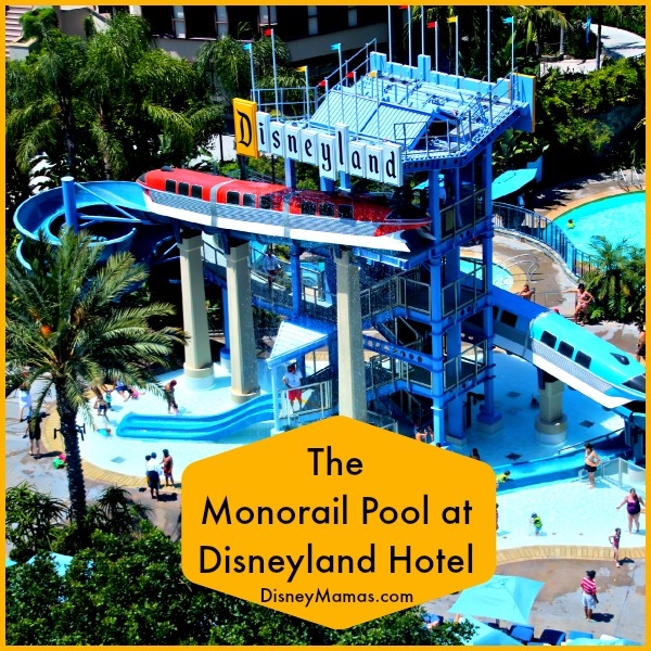 The Monorail Pool at Disneyland Hotel is the perfect combination of fun and whimsy!