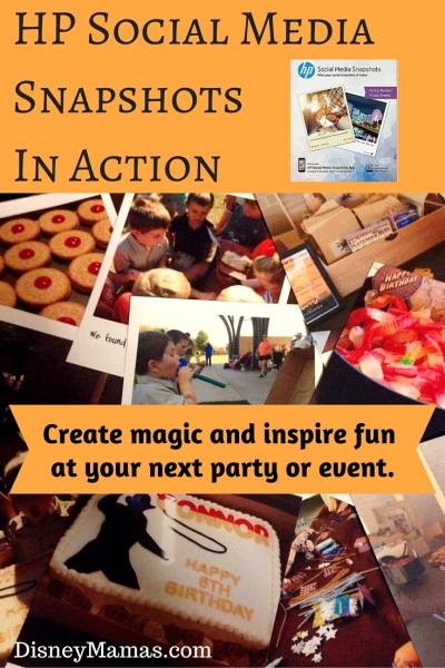 HP Social Media Snapshots in Action - How to add extra magic to your next party or event