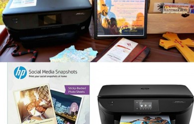 HP Social Media Snapshots - HP Printer set-up to print wirelessly directly from the party.