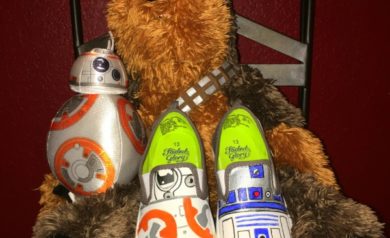 DIY Star Wars Shoes featuring BB-8 and R2-D2