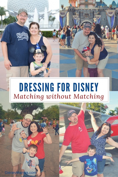 Dressing for Disney : Tips for coordinating style without wearing matching shirts.