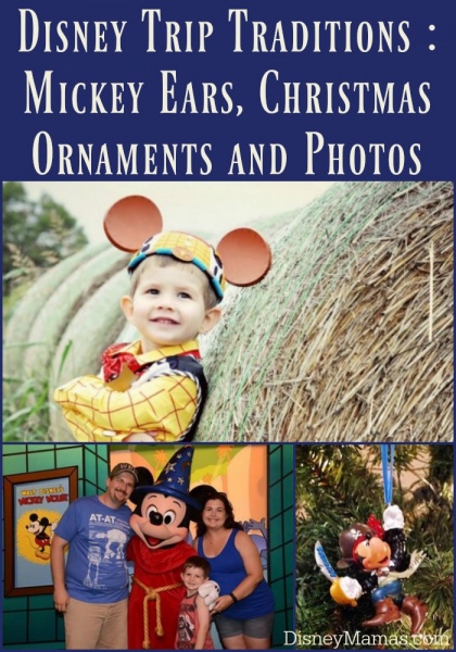 Disney Trip Traditions - Mickey Ears, Christmas Ornaments and Annual Photos