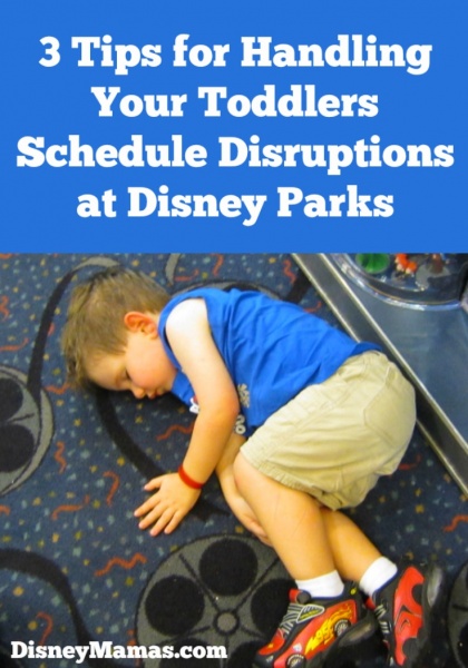 3 Tips for Handling Your Toddlers Schedule Disruptions at Disney Parks