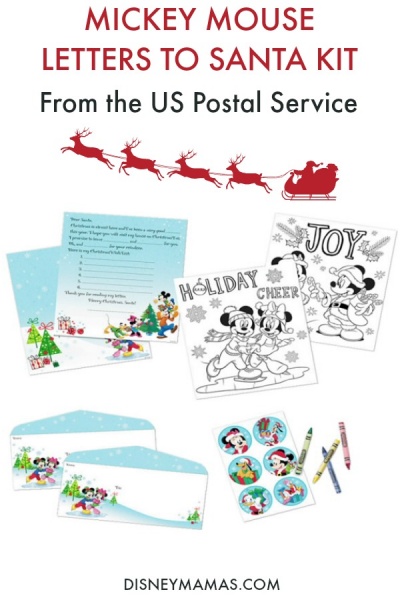 Mickey Mouse Letters to Santa Kit from USPS