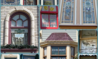 Disney History - Windows on Main Street at Disneyland