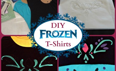 These DIY Frozen T-Shirts are easy to make and really cute!