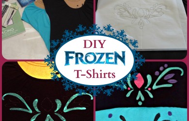 These DIY Frozen T-Shirts are easy to make and really cute!