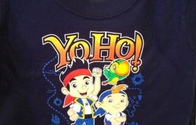 Adorable new Jake and the Neverland Pirate's t-shirt available at Walt Disney World