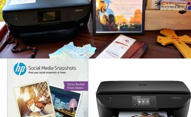 HP Social Media Snapshots - HP Printer set-up to print wirelessly directly from the party.